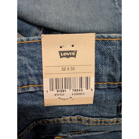 Levis 541 Big & Tall Athletic Taper Stretch Jeans Mens 50X32 Medium Wash Denim - Picture 5 of 6